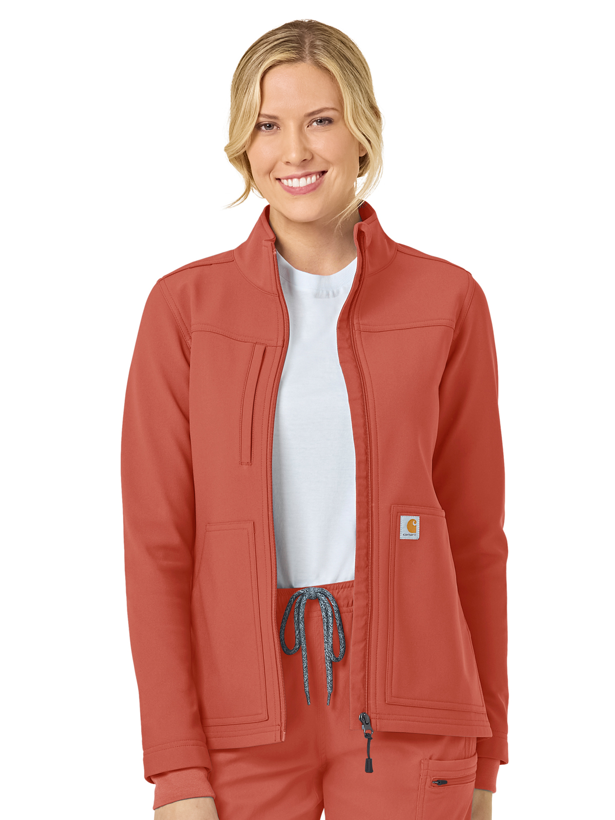 Carhartt Scrubs C81023 Women's Three-Pocket Bonded Fleece Jacket