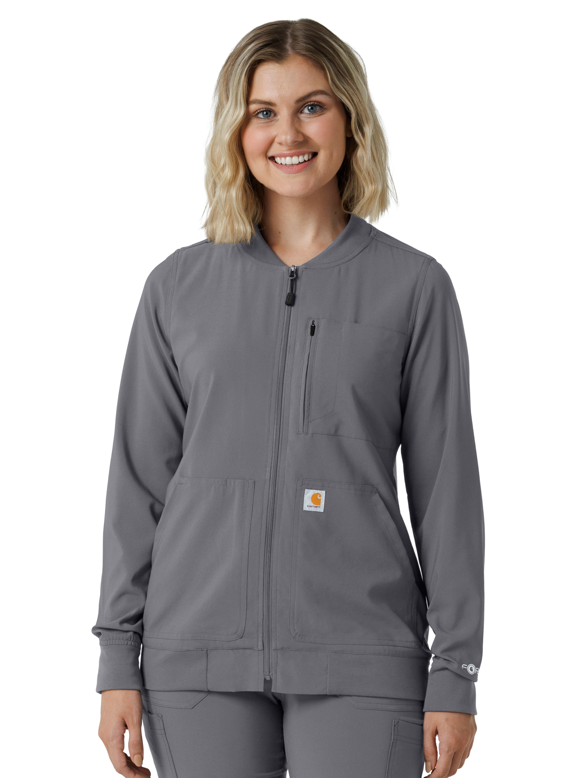 Carhartt Scrubs C82410 Women's Six-Pocket Lightweight Scrub Jacket