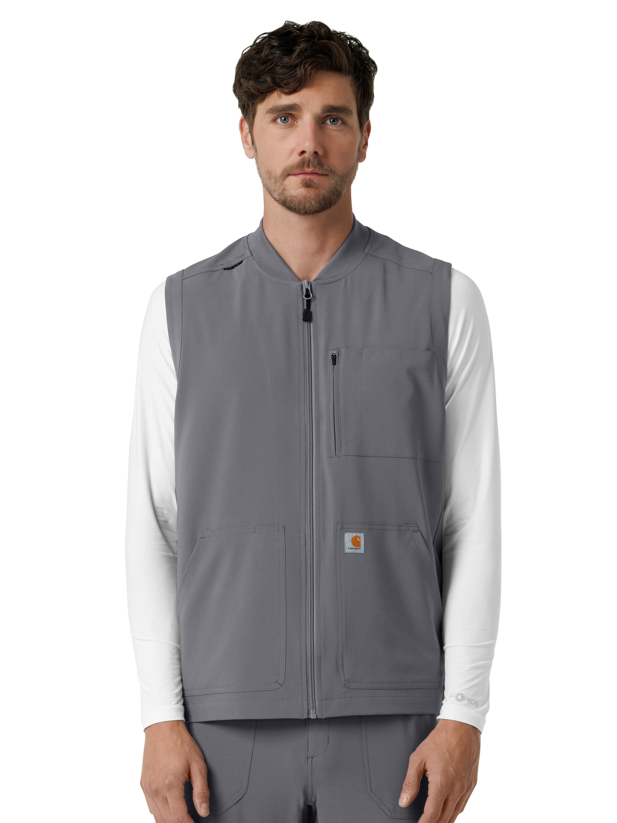 Carhartt Scrubs C86510 Men's Six-Pocket Lightweight Scrub Vest