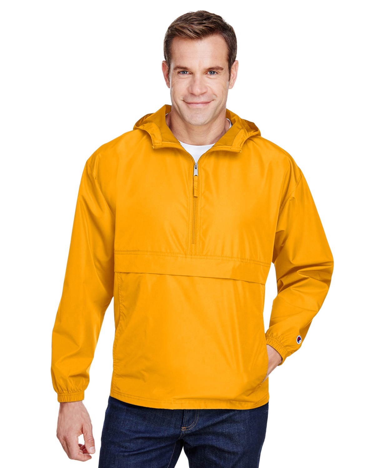 Champion CO200 Adult Packable Anorak 1/4 Zip Jacket