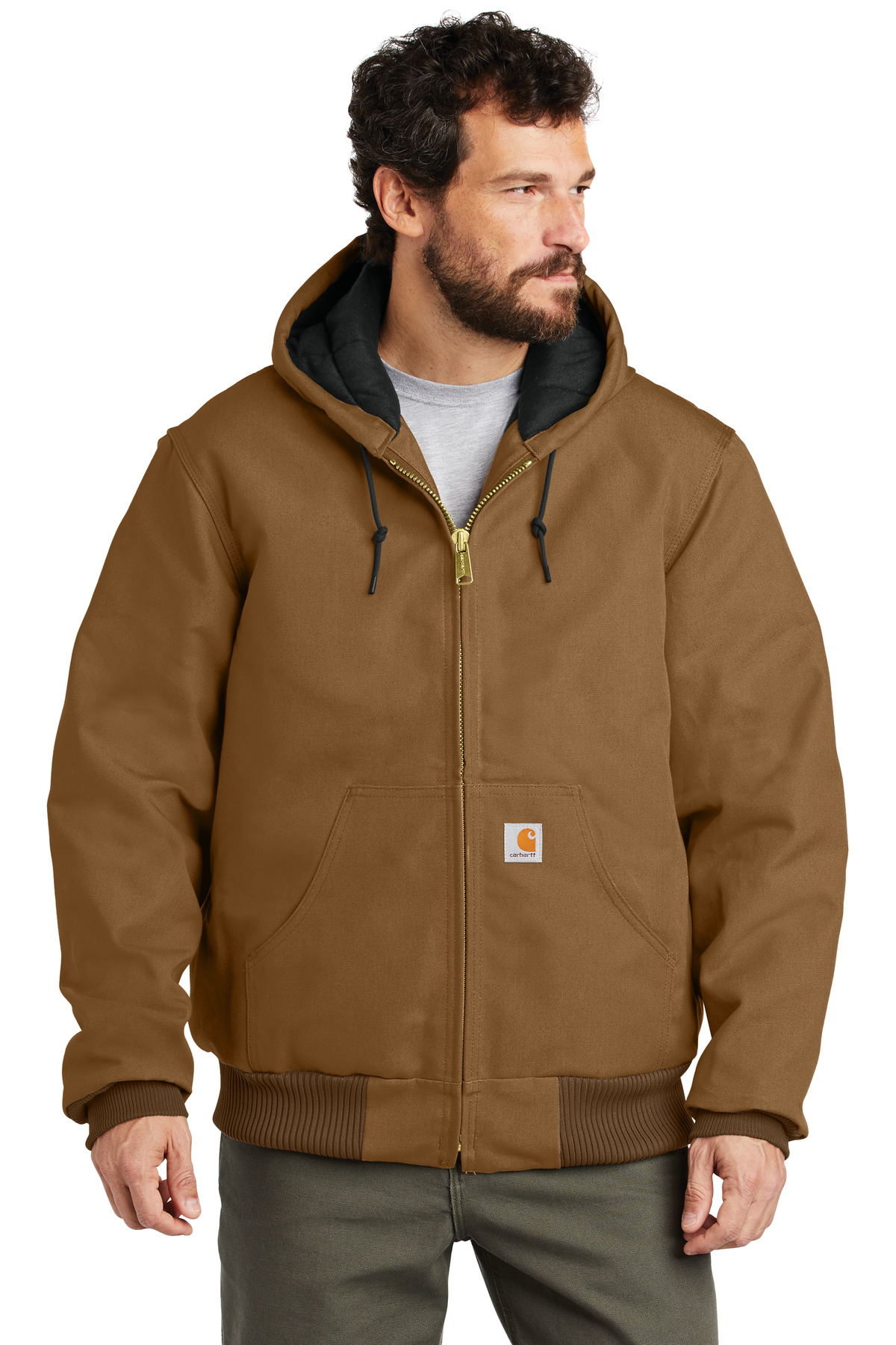 Carhartt Quilted-Flanne-Lined Duck Active Jac. CT106677