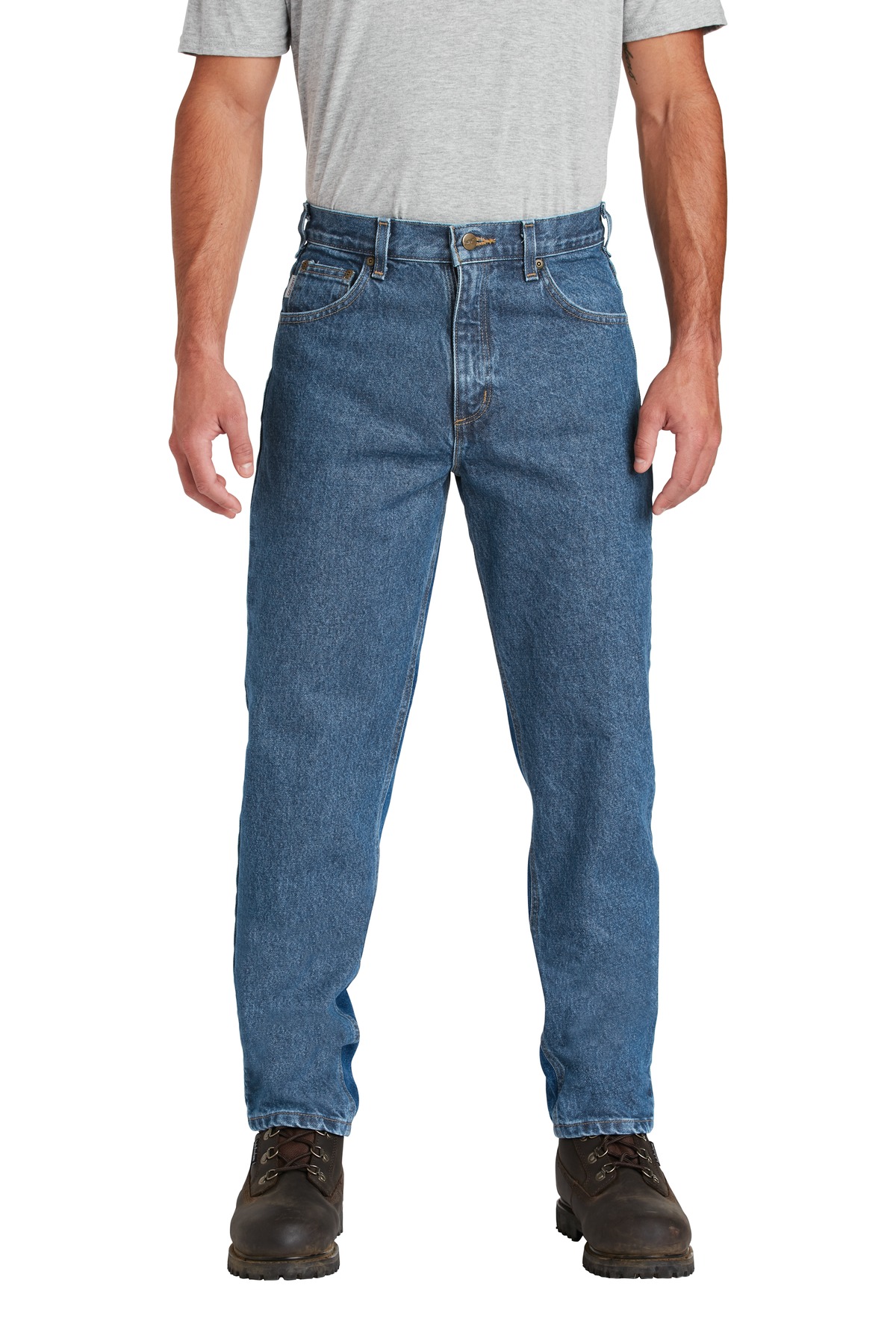 DISCONTINUED Carhartt Relaxed-Fit Tapered-Leg Jean . CTB17