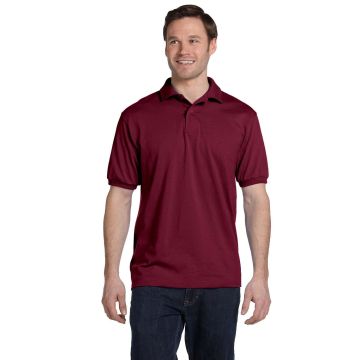 Hanes 054 Adult 50/50 EcoSmart Jersey Knit Polo