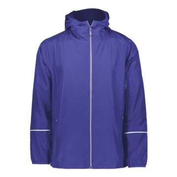 Holloway 229582 Packable Hooded Jacket - XL - Purple