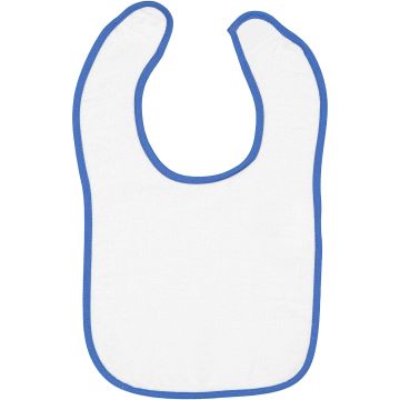 Rabbit Skins 1003 Infant Contrast Trim Terry Bib