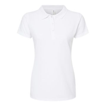 Tultex 401 Women's 50/50 Sport Polo - XL - White