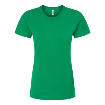 Tultex 516 Women's Premium Cotton T-Shirt - L - Kelly