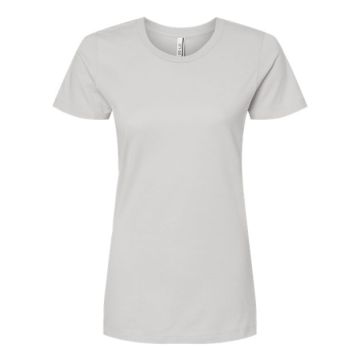 Tultex 516 Women's Premium Cotton T-Shirt - 2XL - Silver