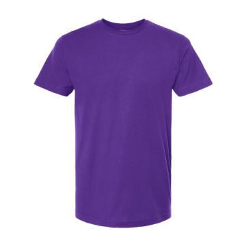 Tultex 202 Unisex Fine Jersey T-Shirt - S - Purple