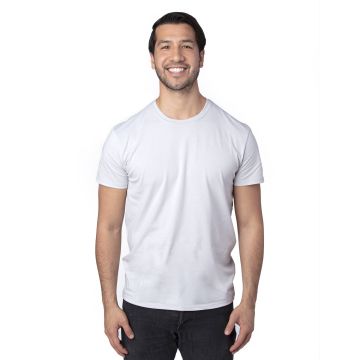 Threadfast Apparel 100A Unisex Ultimate CVC T-Shirt - SILVER