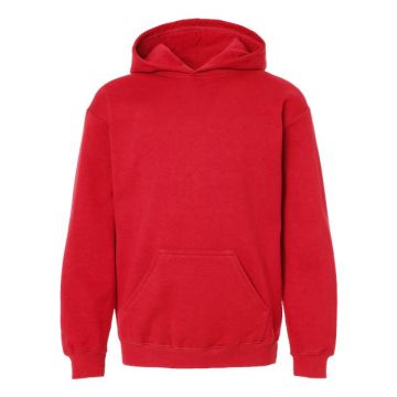 Tultex 320Y Youth Hooded Sweatshirt - M - Red