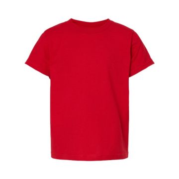 Tultex 235 Youth Fine Jersey T-Shirt - L - Red