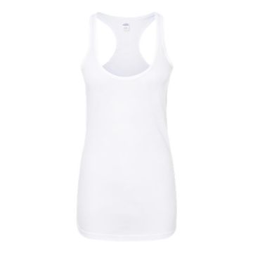 Tultex 190 Women's Poly-Rich Racerback Tank Top - XS - White