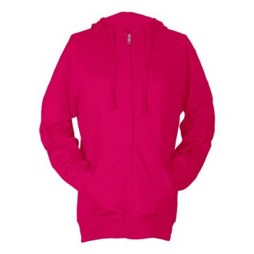 Tultex 260 Unisex Beach Full-Zip Hooded Long Sleeve T-Shirt
