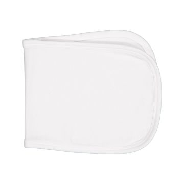 Rabbit Skins 1014 Infant Terry Burp Cloth - WHITE