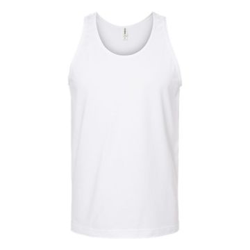 Tultex S105 Unisex Fine Jersey Tank Top - XL - White