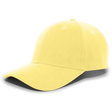 Augusta Sportswear 101C Brushed Cotton Twill Hook-And-Loop Adjustable Cap - YELLOW