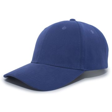Augusta Sportswear 101C Brushed Cotton Twill Hook-And-Loop Adjustable Cap - ROYAL