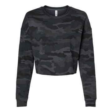 Independent Trading Co. AFX24CRP Women's Lightweight Crop Crewneck Sweatshirt