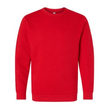 Lat 6925 Elevated Fleece Crewneck Sweatshirt - S - Red