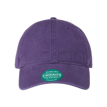 Legacy EZA Relaxed Twill Dad Hat - Adjustable - Purple