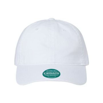 Legacy EZA Relaxed Twill Dad Hat - Adjustable - White