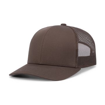 Augusta Sportswear 104C Trucker Snapback Cap - BROWN