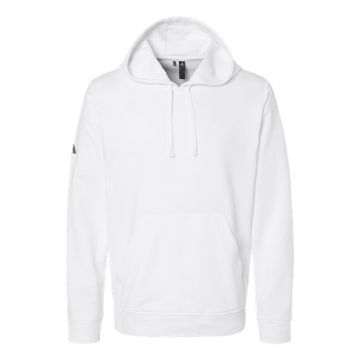 Adidas A432 Fleece Hooded Sweatshirt - XL - White