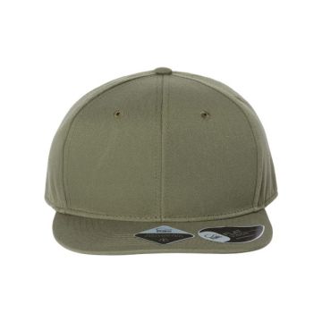 Atlantis Headwear JAMES Sustainable Flat Bill Cap - Adjustable - Olive