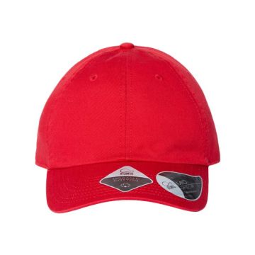Atlantis Headwear FRASER Sustainable Dad Hat - Adjustable - Red