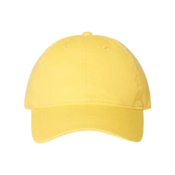 Cap America i1002 Relaxed Golf Dad Hat - Adjustable - Yellow