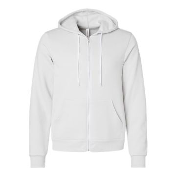 Bella + Canvas 3739 Sponge Fleece Full-Zip Hoodie - XS - Silver