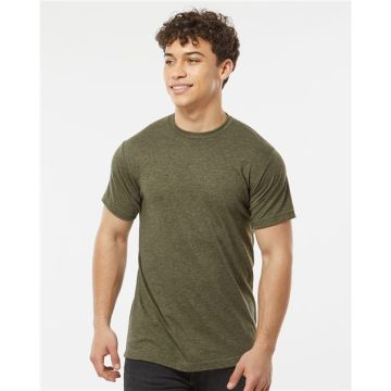 Tultex 241 Unisex Poly-Rich T-Shirt - S - Royal