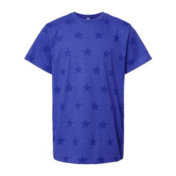 Code Five 2229 Youth Star Print Tee