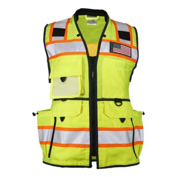 Kishigo 1824 Women’s Ultimate Construction Class 2 Vest - S - Lime
