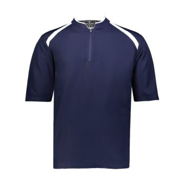 Holloway 229681 Youth Clubhouse Short Sleeve Quarter-Zip Pullover