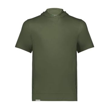 Holloway 222605 Eco Revive™ Youth Ventura Soft Knit Short Sleeve Hoodie - M - Olive