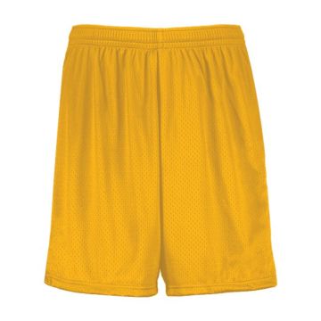 Augusta Sportswear 1850 Modified 7" Mesh Shorts - S - Gold