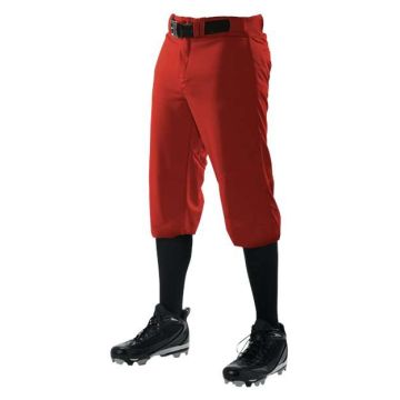 Alleson Athletic 655PKNY Youth Crush Knicker Pants - XS - Red
