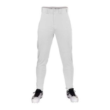 Alleson Athletic 657CTPY Youth Crush Tapered Baseball Pants - S - White