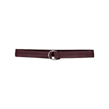 Russell Athletic FBC73M 1 1/2" Covered Football Belt - M - Maroon