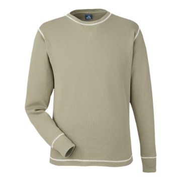 J. America 8238 Vintage Thermal Long Sleeve T-Shirt - S - Olive