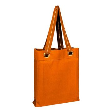 Q-tees Q1630 Large Grommet Tote - Orange