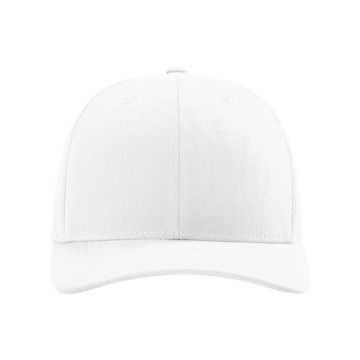 Richardson 112PL 112+ R-Flex Adjustable Trucker Cap - White