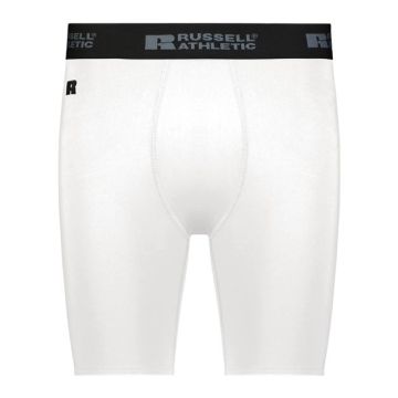 Russell Athletic R24CPM CoolCore® Compression Shorts - M - White