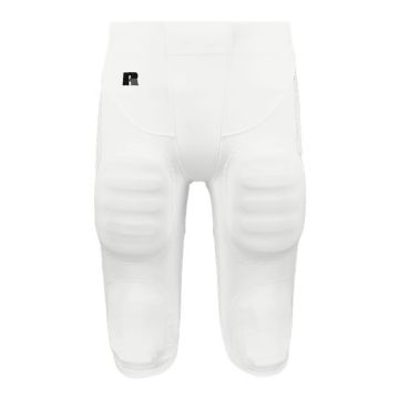 Russell Athletic R26XPM Beltless Football Pants - S - White