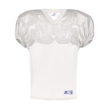 Russell Athletic S096BM Stock Practice Jersey - M - White