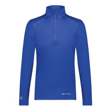 Holloway 222340 Women's CoolCore® Quarter-Zip Pullover - XS - Royal