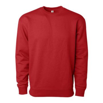 Independent Trading Co. IND3000 Heavyweight Crewneck Sweatshirt - Red