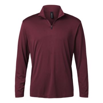 Allpro 41870 Pro-Lock Performance Quarter-Zip Pullover - Maroon